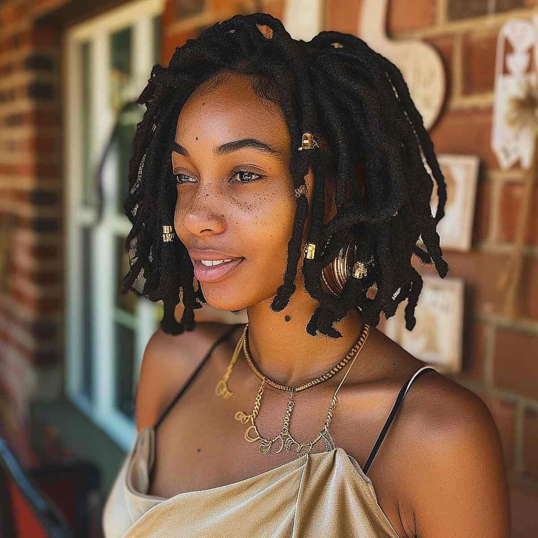 Short Crochet Faux Locs